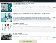 Tablet Screenshot of hotelierinc.com